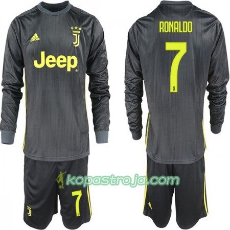 Billiga Fotbollströjor Juventus Ronaldo 7 Barn Tredje tröja 2018/19 Långärmad